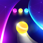 dancing road color ball run Mod APK