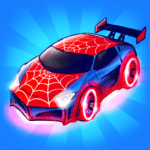 merge neon car idle car merge Mod APK